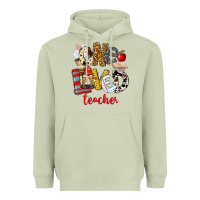 Matcha One Loved Teacher Heavyweight Hoodie - FaDigitalArtStudio