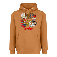 Meerkat One Loved Teacher Heavyweight Hoodie - FaDigitalArtStudio