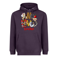 Plum One Loved Teacher Heavyweight Hoodie - FaDigitalArtStudio