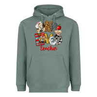 Sage One Loved Teacher Heavyweight Hoodie - FaDigitalArtStudio