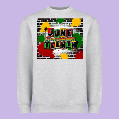 Juneteenth Free Ish Since 1865 Heavyweight Sweatshirt Designed By Cowgirlartshop