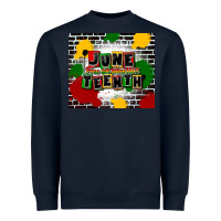 Navy juneteenth free ish since 1865 Heavyweight Sweatshirt - CowGirlArtShop