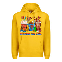 Lemon It's Game Day Y'all Basketball Coffee Cups Premium Hoodie - FaDigitalArtStudio