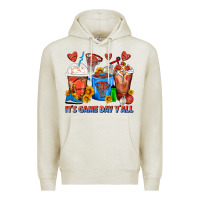 Oatmeal Heather It's Game Day Y'all Basketball Coffee Cups Premium Hoodie - FaDigitalArtStudio