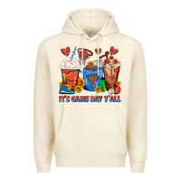 Sandshell It's Game Day Y'all Basketball Coffee Cups Premium Hoodie - FaDigitalArtStudio