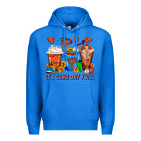 True Royal It's Game Day Y'all Basketball Coffee Cups Premium Hoodie - FaDigitalArtStudio