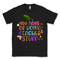 Black 100 days of doing teacher stuff Classic Tee - Artiststas