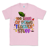 Bubblegum Pink 100 days of doing teacher stuff Classic Tee - Artiststas