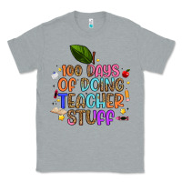 Heather Grey 100 days of doing teacher stuff Classic Tee - Artiststas