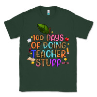 Sports Green 100 days of doing teacher stuff Classic Tee - Artiststas