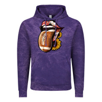 Cloud Purple football Vintage Hoodie - Jasminsmagicworld