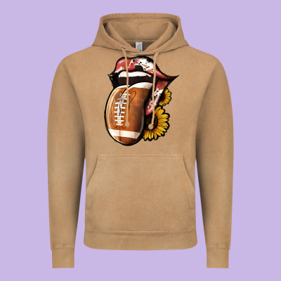 Football Vintage Hoodie Designed By Jasminsmagicworld