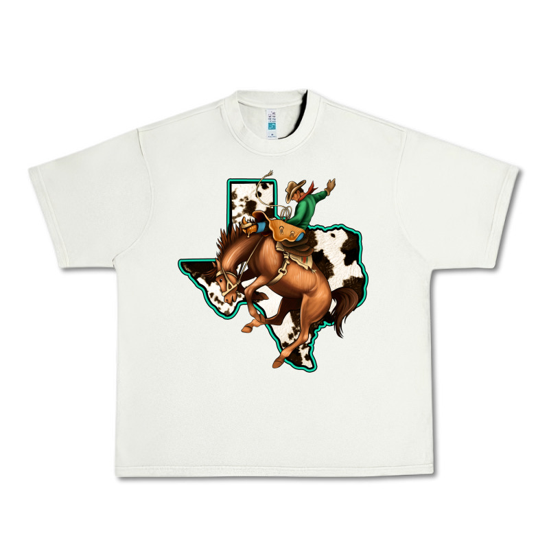 Cowhide Texas Map Rodeo Cowboy Urban Heavy Tee by Bettercallsaul | Teevron