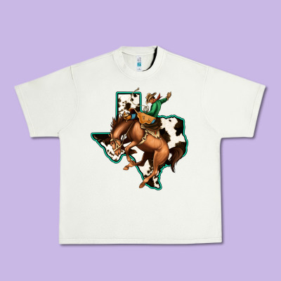 Cowhide Texas Map Rodeo Cowboy Urban Heavy Tee Designed By Bettercallsaul
