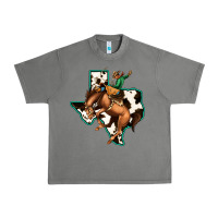 Tornado Cowhide Texas Map Rodeo Cowboy Urban Heavy Tee - Bettercallsaul