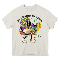 Cream out here lookin like a snack king cake mardi gras Heavy Core Tee - MaliasSmallBusiness