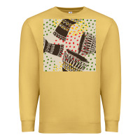 Antique Gold african drum seamless pattern Premium Sweatshirt - BundleAndBundleShop