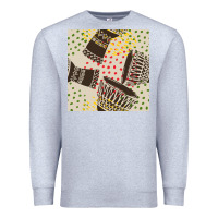 Heather Grey african drum seamless pattern Premium Sweatshirt - BundleAndBundleShop