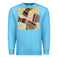 Ocean Blue african drum seamless pattern Premium Sweatshirt - BundleAndBundleShop