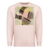 Pale Pink african drum seamless pattern Premium Sweatshirt - BundleAndBundleShop