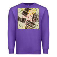 Purple african drum seamless pattern Premium Sweatshirt - BundleAndBundleShop