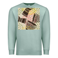Seafoam african drum seamless pattern Premium Sweatshirt - BundleAndBundleShop