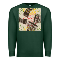 Sports Green african drum seamless pattern Premium Sweatshirt - BundleAndBundleShop