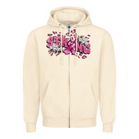 Sandshell Strong Cancer Awareness Zipper Hoodie - FaDigitalArtStudio