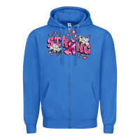 True Royal Strong Cancer Awareness Zipper Hoodie - FaDigitalArtStudio