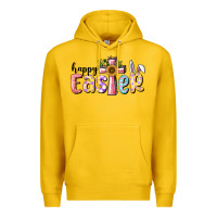 Lemon Happy Easter With Cross Premium Hoodie - RanaPortraitStore