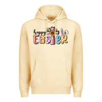 Happy Easter With Cross Premium Hoodie | Teevron