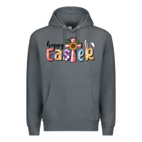 Rock Happy Easter With Cross Premium Hoodie - RanaPortraitStore