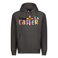 Smoke Happy Easter With Cross Premium Hoodie - RanaPortraitStore