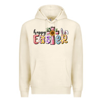 Tofu Happy Easter With Cross Premium Hoodie - RanaPortraitStore