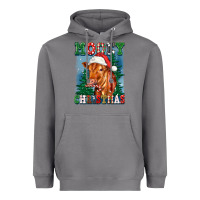 Storm mooey christmas heifer Heavyweight Hoodie - FaDigitalArtStudio