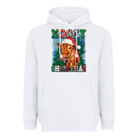 White mooey christmas heifer Heavyweight Hoodie - FaDigitalArtStudio