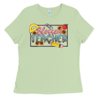 Matcha blessed teacher Ladies Tee - MaliasSmallBusiness