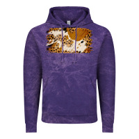 Cloud Purple leopard cowhide brushstroke Vintage Hoodie - Jasminsmagicworld
