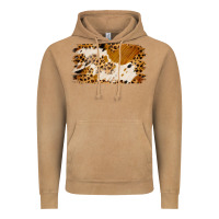 Vintage Camel leopard cowhide brushstroke Vintage Hoodie - Jasminsmagicworld