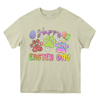 Mossy happy easter day paws Heavy Core Tee - MaliasSmallBusiness