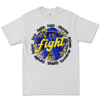Dove Grey fight colorectal cancer Premium Tee - NancyCooperArtShop