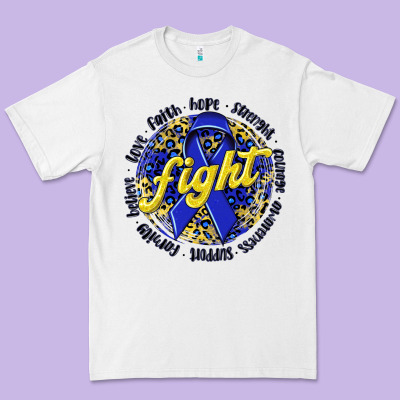 Fight Colorectal Cancer Premium Tee Designed By Nancycooperartshop