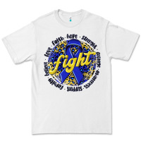 White fight colorectal cancer Premium Tee - NancyCooperArtShop