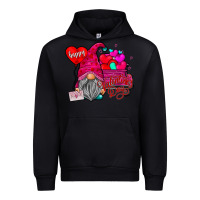 Black happy valentines day Urban Hoodie - SublimationCraftShop