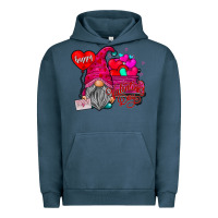 Pigment Midnight Navy happy valentines day Urban Hoodie - SublimationCraftShop