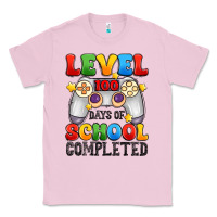 Bubblegum Pink level 100 days of school completed Classic Tee - Artiststas