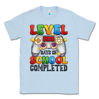 Dusty Blue level 100 days of school completed Classic Tee - Artiststas