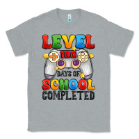 Heather Grey level 100 days of school completed Classic Tee - Artiststas