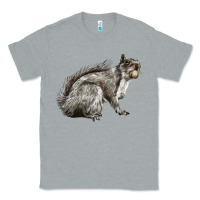 Heather Grey Gray Squirrel Classic Tee - LillyAllenDesigns