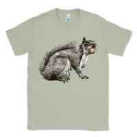 Matcha Gray Squirrel Classic Tee - LillyAllenDesigns